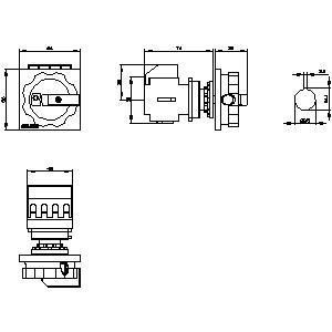 PLC 3LD2054-0TK53 Dispositivi di base di disconnessione per isolamento elettrico duraturo