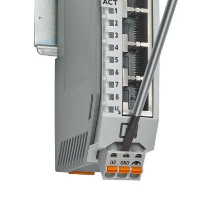 Livello di protezione IP65 FL SWITCH 1108N Industrial Ethernet Switch per rete EtherNet/IP