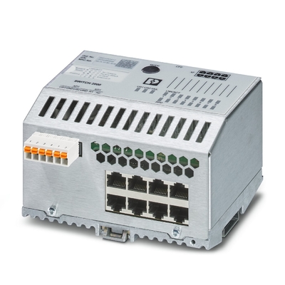 Interruttore Ethernet industriale FL SWITCH 2408 IP65 Livello di protezione e rete EtherNet/IP