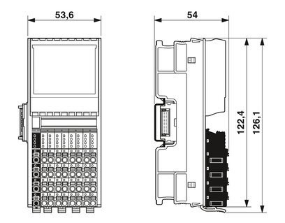 Modulo di sicurezza AXL F PSDI8/4 1F Opzione principale per i ricambi di automazione Phoenix Contact