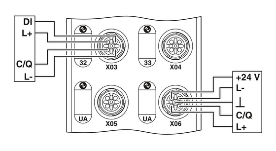 Modulo di comunicazione di contatto Phoenix AXL E PB IOL8 DI4 M12 6P IP65/67 Livello di protezione