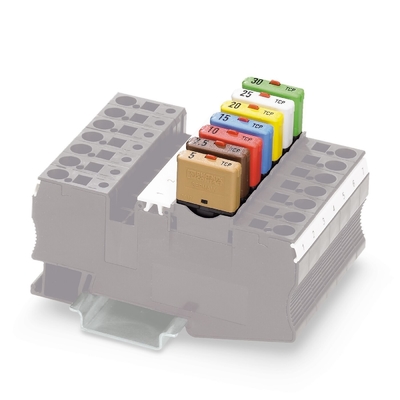 Interruttori di circuito per dispositivi magnetici termici a corrente continua di 40 V con tensione nominale di 32 V da Phoenix Contact