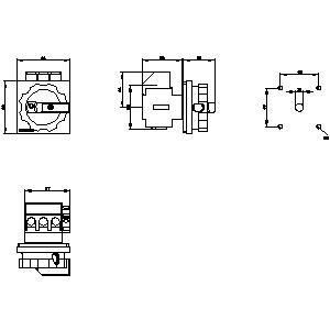 PLC 3LD2203-1TP53 Interruttore di disconnessione di dispositivi di base per applicazioni industriali