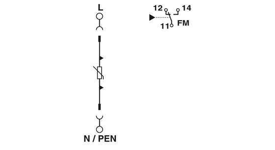 230V tensione nominale AC 2868033 VAL-MS 60/FM Phoenix Contact Tipo 2 Protezione da sovratensioni