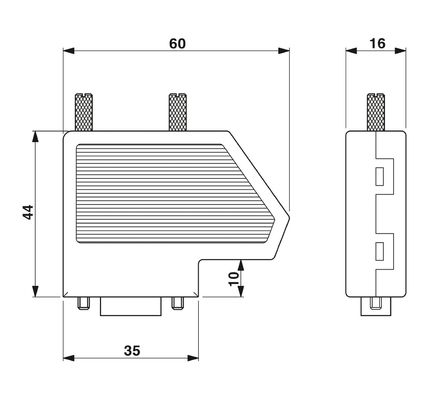 2744694 SUBCON-PLUS-CAN Phoenix Contact D-SUB Bus Connector con elevata compatibilità
