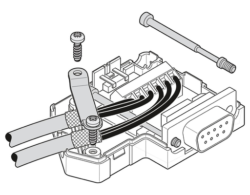 2744694 SUBCON-PLUS-CAN Phoenix Contact D-SUB Bus Connector con elevata compatibilità