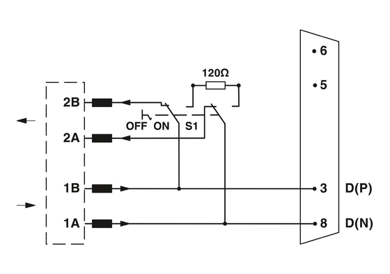 Phoenix Contact SUBCON-PLUS-ARCNET/AX/SC038 D-SUB Bus Connector per le reti industriali