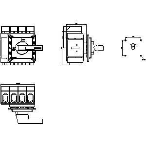 PLC 3LD2305-1TL11 Dispositivi di base di disconnessione di interruttore per il controllo dell'alimentazione