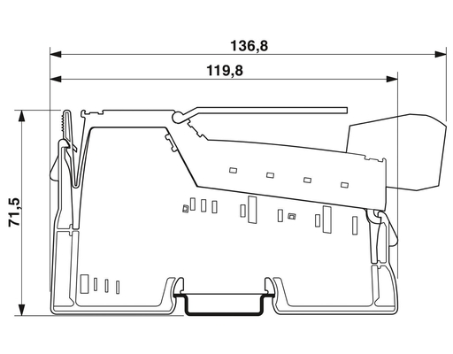 IP20 Livello di protezione 2878036 IB IL AO 4/8/U/BP-PAC Phoenix Contact Digital Module