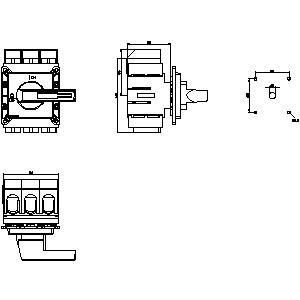 PLC 3LD2405-0TK13 Interruttore di disconnessione di dispositivi di base per applicazioni industriali