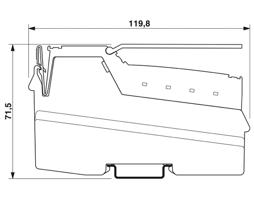Accoppiatore di bus di contatto Phoenix IL MOD BK DI8 DO4-PAC adatto alle esigenze del cliente