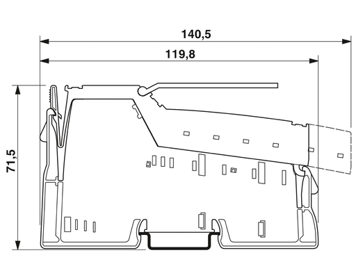 Modulo di rilevamento del livello di protezione IP20 2861881 IB IL 24/230 DOR1/W-PAC di Phoenix Contact
