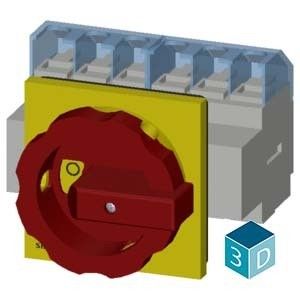 PLC 3LD2504-3VK53 Dispositivi di base interruttore di disconnessione per il controllo dell'alimentazione sicuro e protetto