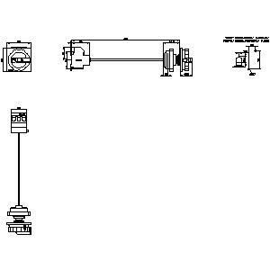 PLC 3LD2545-0TK53 Dispositivi di base per la disconnessione degli interruttori per la distribuzione di energia industriale