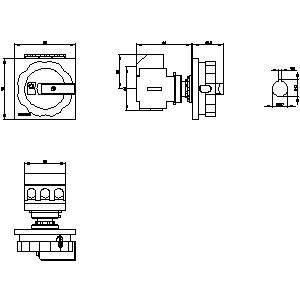 PLC 3LD2555-0TK51 Dispositivi di base Disconnessione di interruttore per il controllo dell'alimentazione ad alta tensione