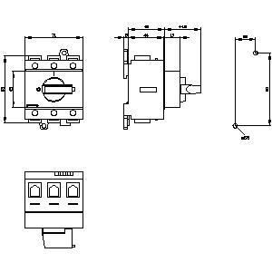 PLC 3LD2730-0TK11 Dispositivi di base per disconnettere gli interruttori per ambienti industriali