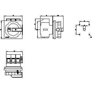 PLC di grado industriale 3LD2804-1TP51 Dispositivi di base per la disconnessione degli interruttori per prestazioni