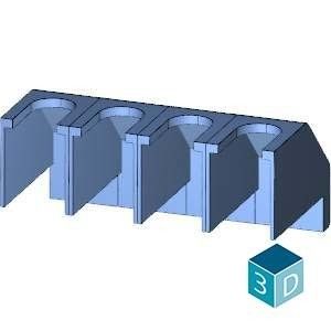 4 poli 3LD20 PLC 3LD9201-1A Copertura terminale con applicazioni versatili