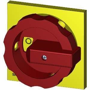 PLC 3LD9284-3D Attuatore rotativo in rosso/giallo per un posizionamento regolare e preciso