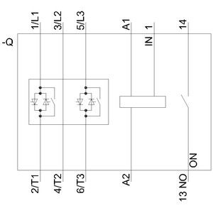 Siemens 3RW3028-1BB14 3RW30 Soft Starter Size S0 Bypass Equipaggiato con terminali a vite