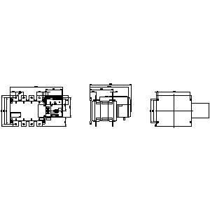 Siemens 3KC8446-0EA22-0GA3 630A 4 poli Dispositivi di base RTSE/ATSE Trasferimento di commutazione