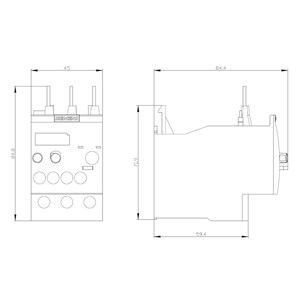 Relai di tensione Siemens 3RU6126-4CB0 34...40 Dimensione S0 classe 10 per la protezione del motore