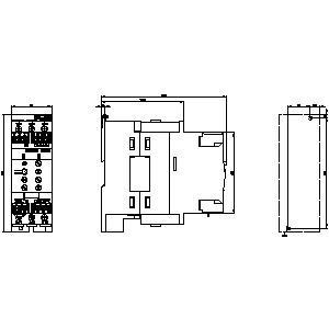 3RW4036-1TB04 Siemens 3RW40 Soft Starter Size S2 terminali a vite Bypass Protezione motore