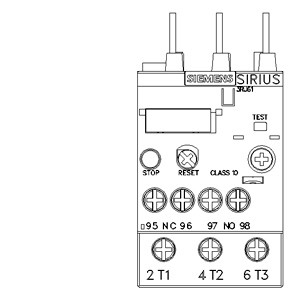 Siemens 3RU6126-4CB0 Relai di sovraccarico 34...40 A Dimensione S0 Classe 10 con protezione motore