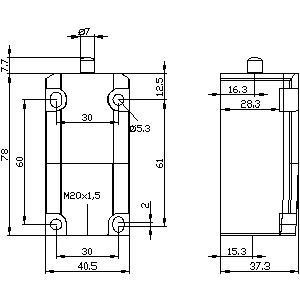 Tecnologia avanzata Siemens 3SE5112-0LA00 Interruttore di posizione per industria