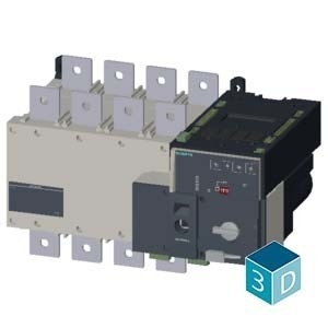Siemens 3KC8446-0EA22-0GA3 3KC ATSE 4 poli RTSE/ATSE 630A attrezzature di commutazione di trasferimento