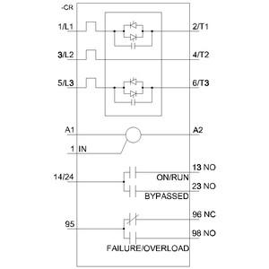 Siemens 3RW4036-1BB04 3RW40 Soft Starter Size S2 Bypass terminali a vite integrate