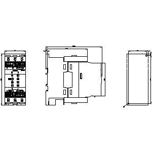 Siemens 3RW4047-1TB04 55kw 3RW40 Soft Starter con bypass e protezione motore termistor Dimensione S3
