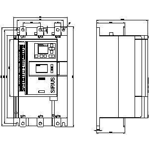 SIRIUS Soft Starter 3RW5544-6HA14 terminali a vite dimensione 4 per applicazioni pesanti