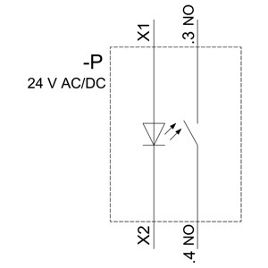 Siemens 3SU1152-0AB60-1BA0 Metallo lucido illuminato pulsante piatto pulsante bianco momentaneo