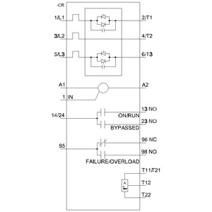 Siemens 3RW40 Soft Starter Dimensioni S0 terminali a vite Bypass Protezione motore termistor