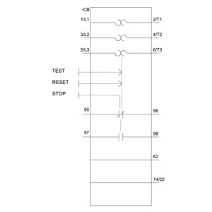 Siemens 3RU6116-1CB1 Relai di sovraccarico 11...16 A Dimensione S00 Classe 10 per motore autonomo