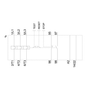 Siemens 3RU6116-1CB1 Relai di sovraccarico 11...16 A Dimensione S00 Classe 10 per motore autonomo