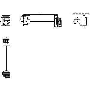 Siemens 3LD2814-0TK53 Dispositivi di base Disconnessione di interruttore Perfetto per esigenze industriali