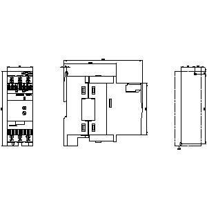 Siemens 3RW3036-1BB14 3RW30 Soft Starter Size S2 terminali a vite Bypass affidabilità