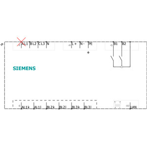 7KM PAC5100/5200 Dispositivo di misura DIN-Rail Power Meter 7KM5412-6CA00-1EA8 di Siemens