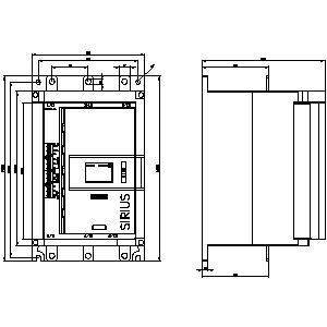 3RW5236-6AC14 SIRIUS terminali a vite di tipo soft starter e uscita analogica per versatile