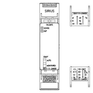 Siemens 3SK1111-2AW20 Relay di sicurezza 3SK1 con uscite di relè e terminale a molla