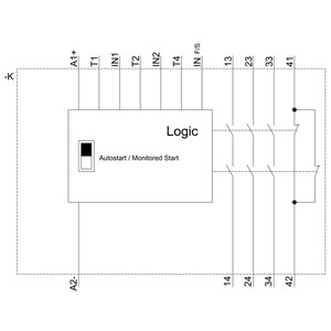 Siemens 3SK1111-2AW20 Relay di sicurezza 3SK1 con uscite di relè e terminale a molla