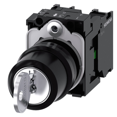 3SU1100-4BL11-1NA0 RONIS Plastica 3 Posizioni SIRIUS ACT Completa Unit Key Switch