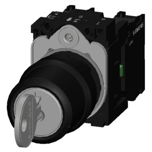 3SU1100-4BL11-1NA0 RONIS Plastica 3 Posizioni SIRIUS ACT Completa Unit Key Switch