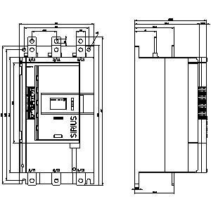 Siemens 3RW5144-1XC14 SIRIUS Soft Starter Dimensione 4 Uscita analogica terminali a vite