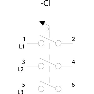 3LD2003-0TK53 Dispositivi di base per la disconnessione degli interruttori per la distribuzione di energia nelle industrie