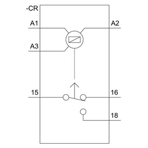 Relai di tempistica con funzione di ON-delay e protezione 7PV1512-1AP30 1 Relai di cambio