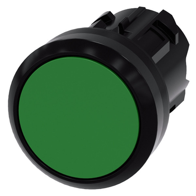3SU1000-0AA40-0AA0 SIRIUS ACT pulsante con pulsante verde piatto di plastica non illuminato