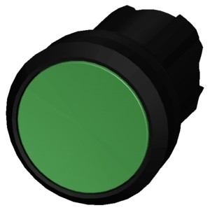 3SU1000-0AA40-0AA0 SIRIUS ACT pulsante con pulsante verde piatto di plastica non illuminato